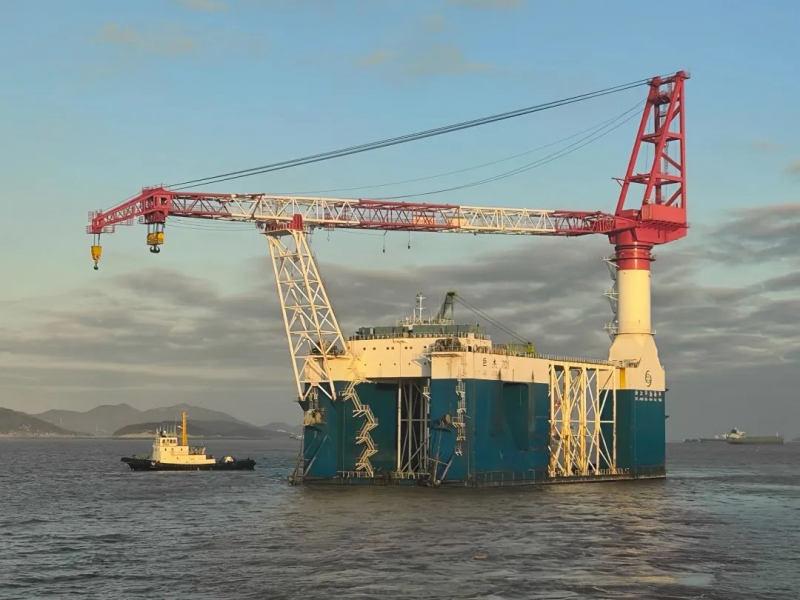 “巨杰701”服务浙江在建最大海上风电项目