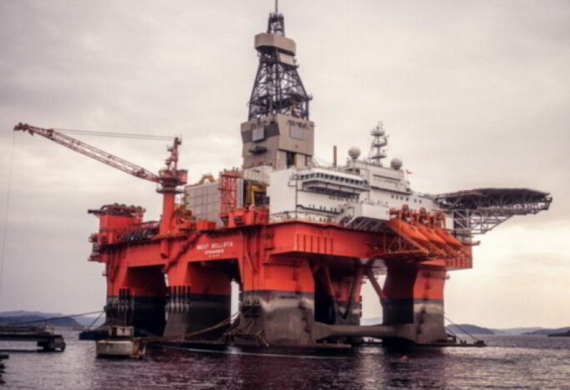 Odfjell Drilling三台钻井平台正在纳米比亚近海辛勤工作