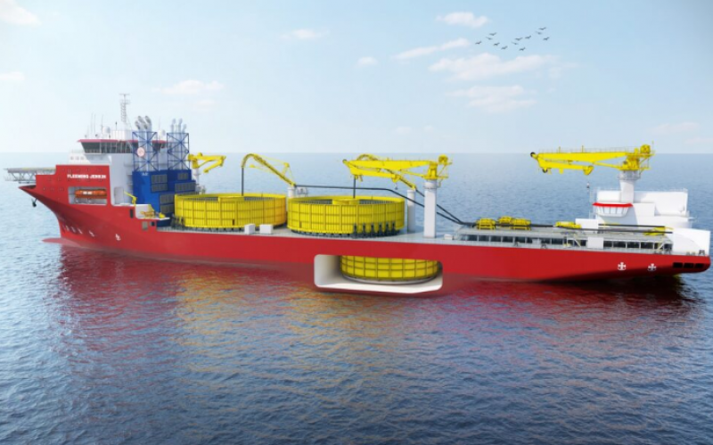 Jan De Nul为世界上最大海缆铺设船订购甲醇发动机