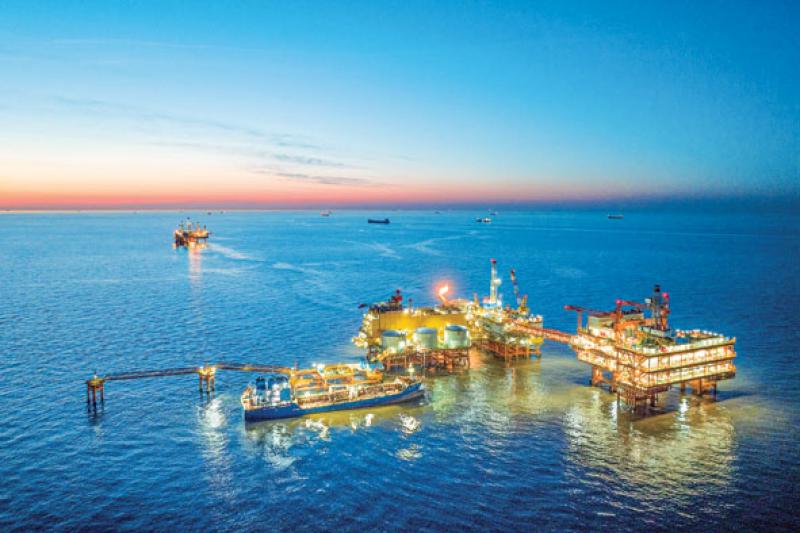 埕北油田CEPC(中心平台)于渤海油田投产