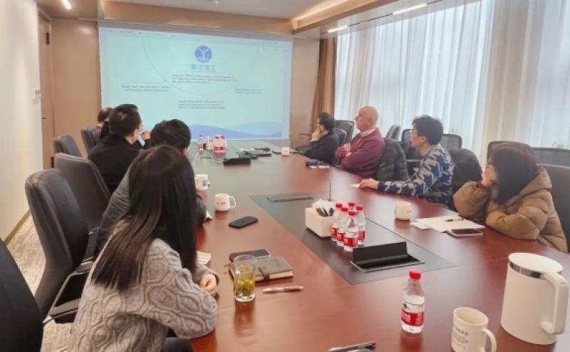 高校领导到访瓯洋海工，交流海上新能源及海上风电前沿技术