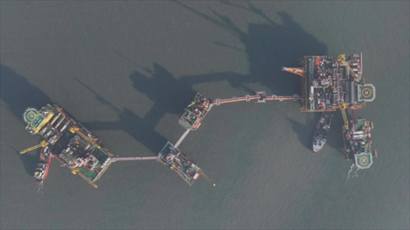 渤海油田聚力攻坚，跑出增产上产“加速度”