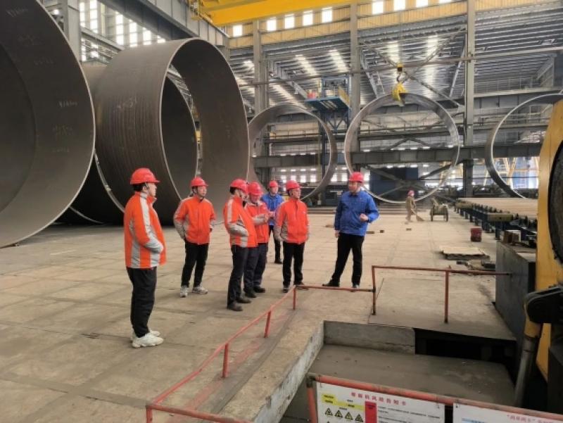 大连市庄河海上风电场址V项目开展复工复产检查