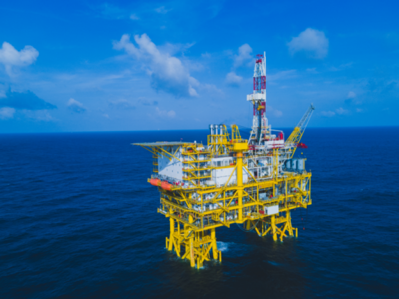 南海东部首个规模化注水平台——陆丰14-4平台，累产原油达200万方