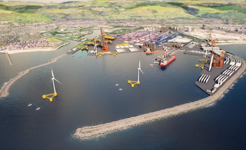 Port Talbot， Cromarty Firth获英国浮式海上风电制造投资计划