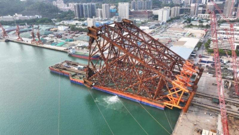惠州26-6平台导管架完成“打包”！
