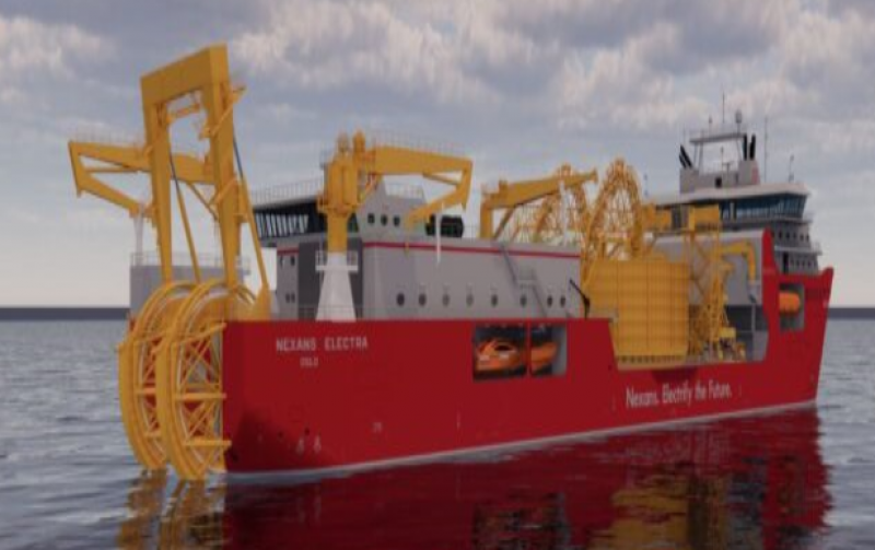 新一代耐克森海缆铺设船举行龙骨铺设仪式