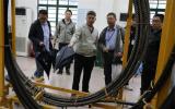 中国电信集团国际海缆维护培训班成员实地调研中英海底吴泾码头