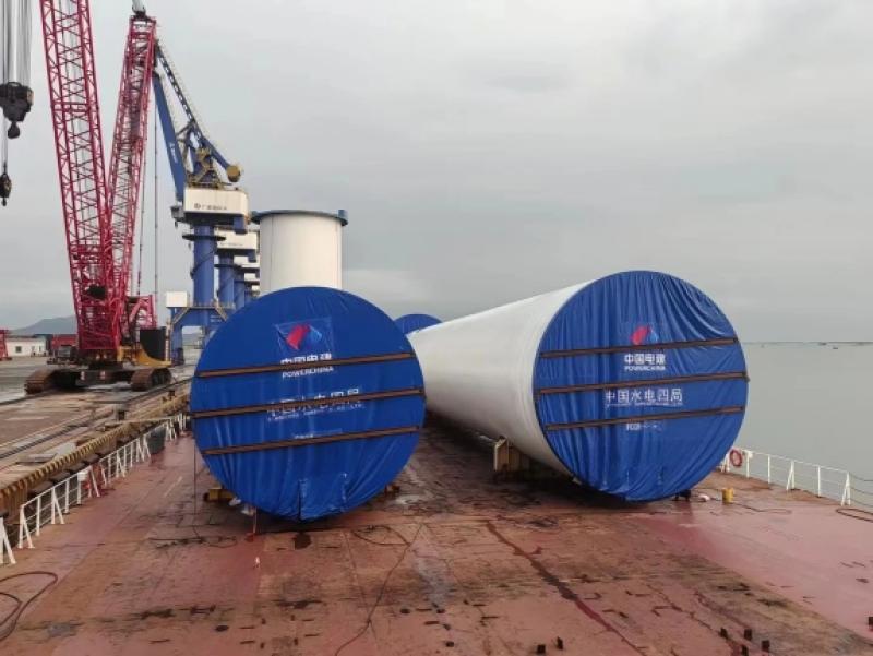 阳江公司承制！首套海上风电塔筒顺利发货