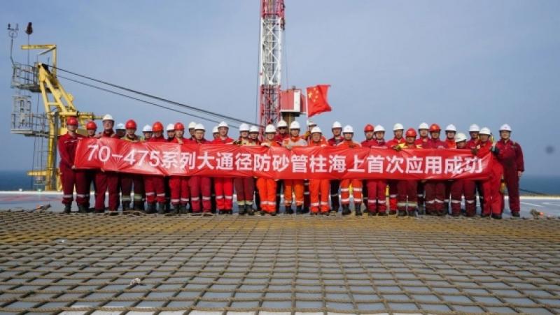 中海油服新型超大通径防砂及智能分注管柱在海上油田首次成功应用