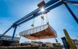 Philly Shipyard为Great Lakes Dredge & Dock Corporation的海底岩石安装船铺设龙骨