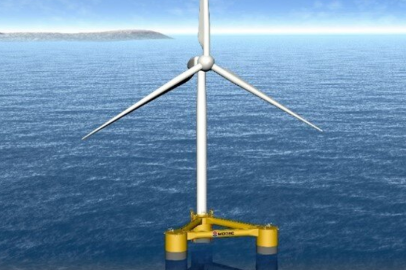 TLP型漂浮式海上风力发电机获得ClassNK认证