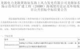 龙源如东潮间带风电场示范项目扩建工程（200MW）中标公示
