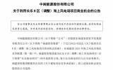 中闽能源股份有限公司发布《关于利用长乐B区(调整)海上风电场项目商业机会的公告》