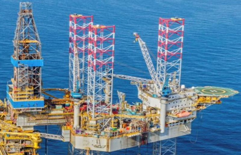 道达尔能源使用自升式钻井平台在北海开始钻探作业