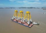 青洲六海上风电导管架项目首批三套导管架顺利发运!