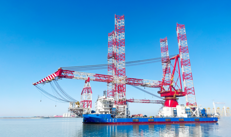 深远海大型风电安装平台——“亨通海悦”正式交船