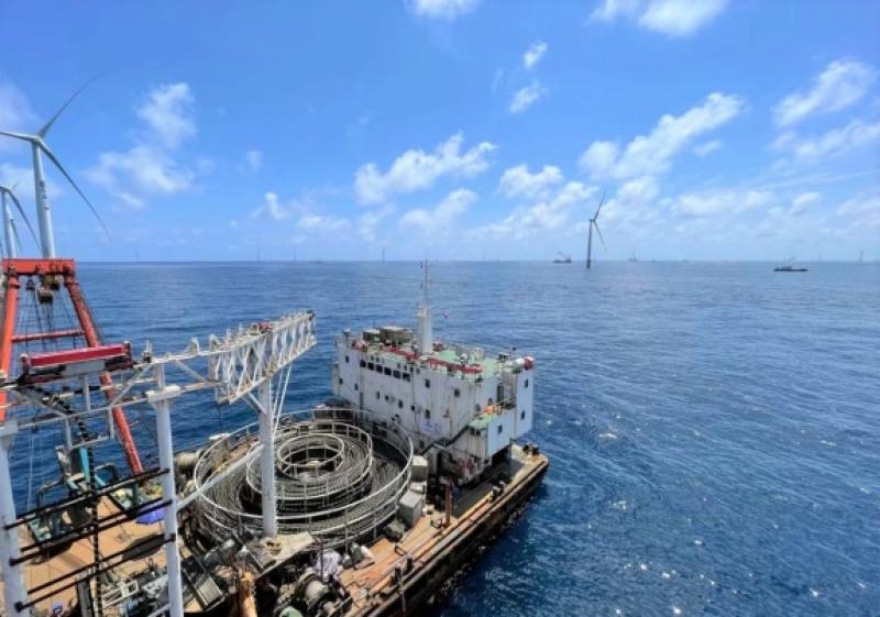 上海建工参建国内多个海上风场海缆敷设