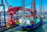起升高度最高 综合性能最强 “第四代+”海上风电施工平台“港航平5”顺利交付