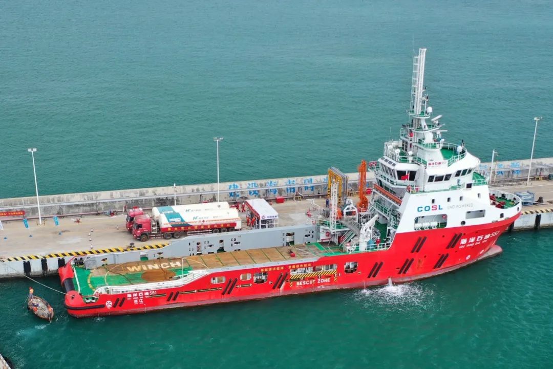 中海油服两型4艘LNG双燃料动力船设计方案顺利通过评审