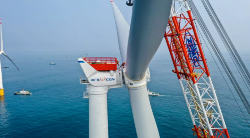 中广核新能源辽宁葫芦岛绥中500MW海上风电项目中标公示