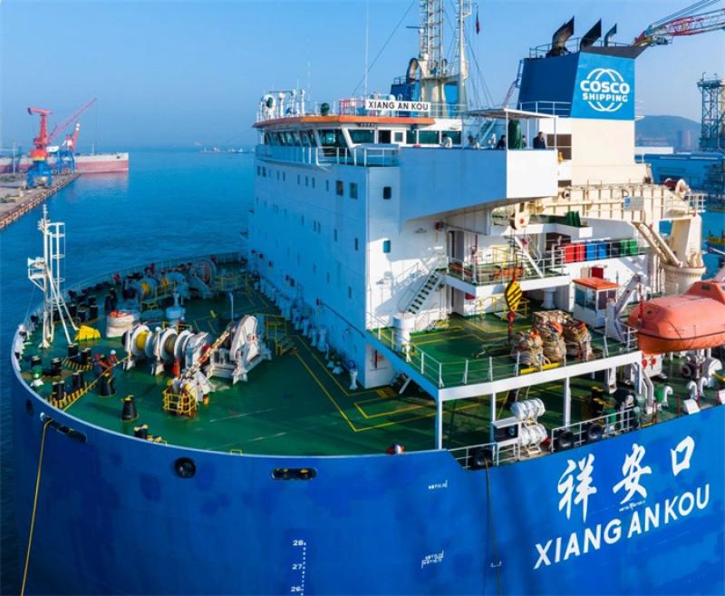 马赞油气田PKG-1项目气体压缩平台起运