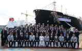 日本MOL新 LNG 船在韩华海洋船厂举行命名仪式
