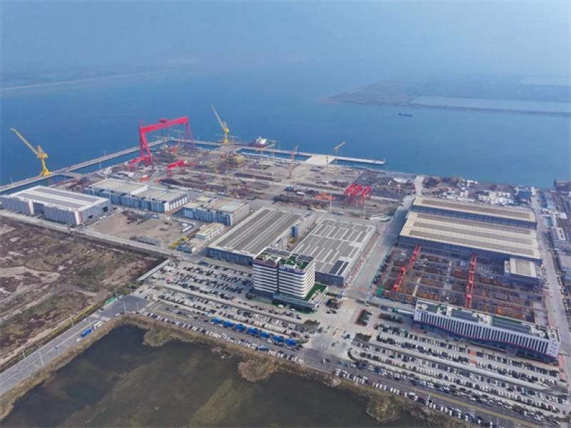 我国首个海洋油气装备制造“智能工厂”——海油工程天津智能制造基地全面投产