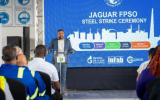 SBM Offshore 为 Jaguar  FPSO 举行首次钢材切割仪式