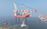 Cadeler 的 海上风电安装船 (WTIV)顺利抵达鹿特丹