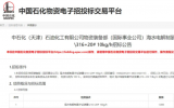 中石化天津公司海水电解制氢中试装置招标