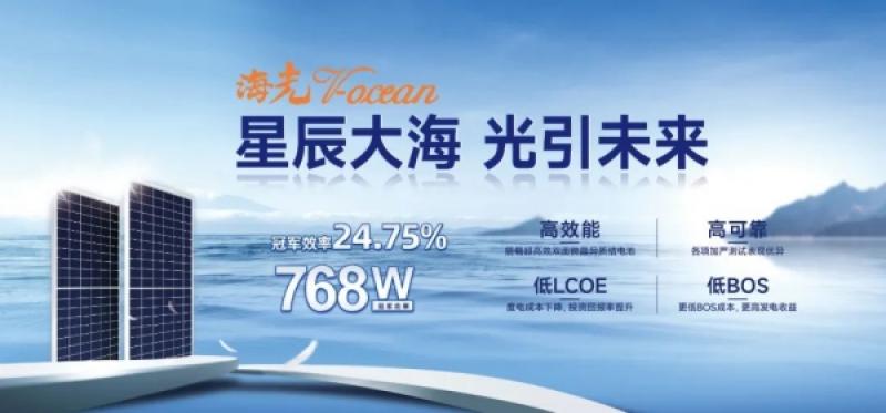 1386片异质结海上光伏组件进入交付阶段！