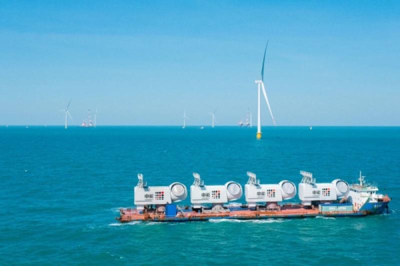 申能海南CZ2海上风电示范项目海上升压站安装圆满完成！