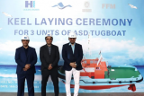 海皇科技三艘ASD全回转拖轮正式正式迈入船体建造阶段
