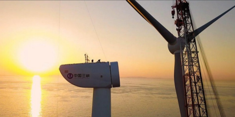 辽宁庄河V海上风电项目实现并网发电