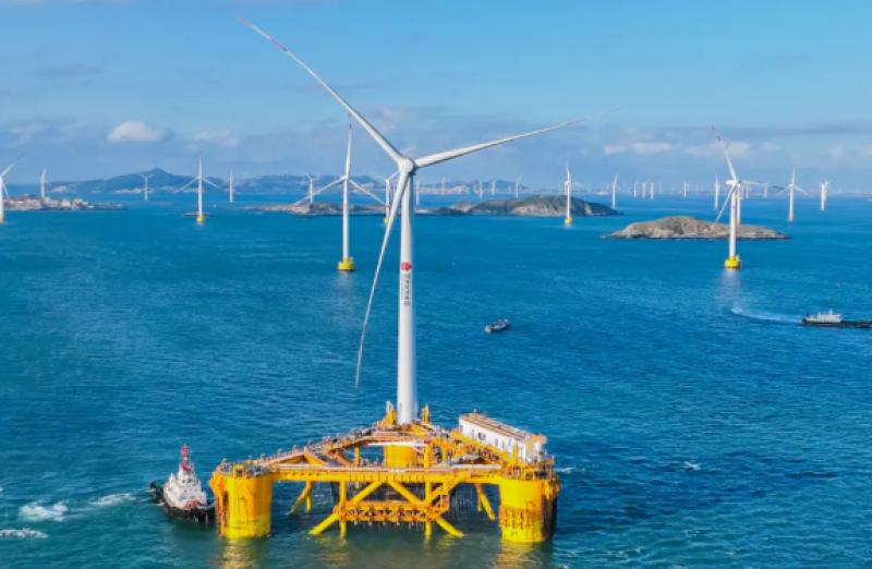 龙源电力携手国家能源集团福建公司获700兆瓦海上风电开发项目权