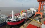 中集太平洋海工为加拿大 Seaspan Energy 公司建造的第三艘 7600 立方米 LNG 加注船顺利命名并交付