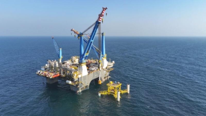 中广核阳江帆石一风电项目桩基就位，迈入全面开工新阶段