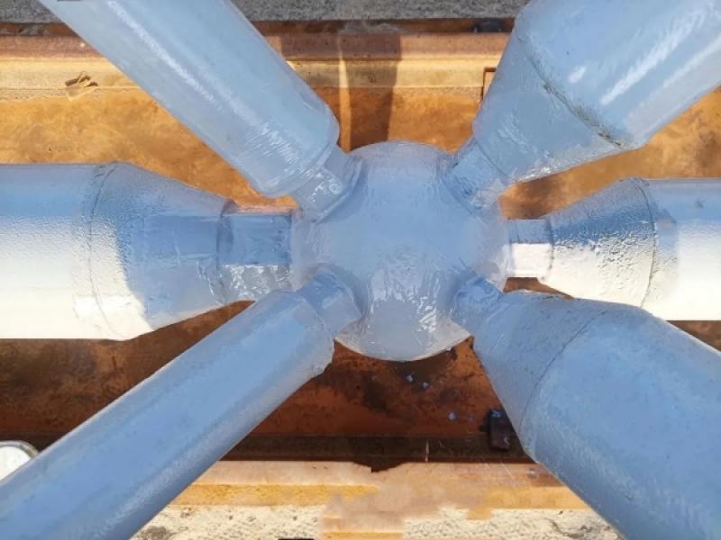 中建新材品牌涂料在国内首个GW级桩基固定式海上光伏项目取得成功的试样应用