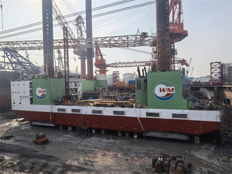 “海电运维801”海上作业平台完成首次五年特检暨坞修工程