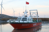 我国首套全国产自主化海上风电综合探测平台——“国能海测1号”成功首航