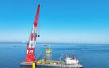 大连庄河海上风电场V项目风机基础施工全部完成