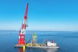 大连庄河海上风电场V项目风机基础施工全部完成