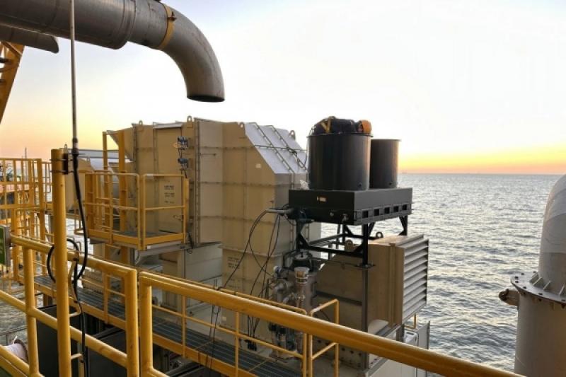 海油发展自主成撬制造的首套1.8兆瓦级CEET-18国产透平机组成功投运