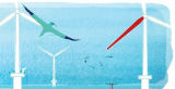 荷兰海上风电场将测试维斯塔斯红色涡轮叶片以提升鸟类安全性