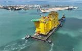 BorWin5海上高压直流转换平台启航前往德国北海He Dreiht海上风电场