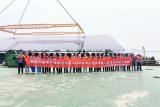 中交海峰风电承建中广核烟台招远400MW海上光伏项目二标段主体工程完工