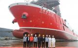 全球最大单缆盘载缆量海缆施工船顺利吉水 我国海洋工程装备再攀高峰