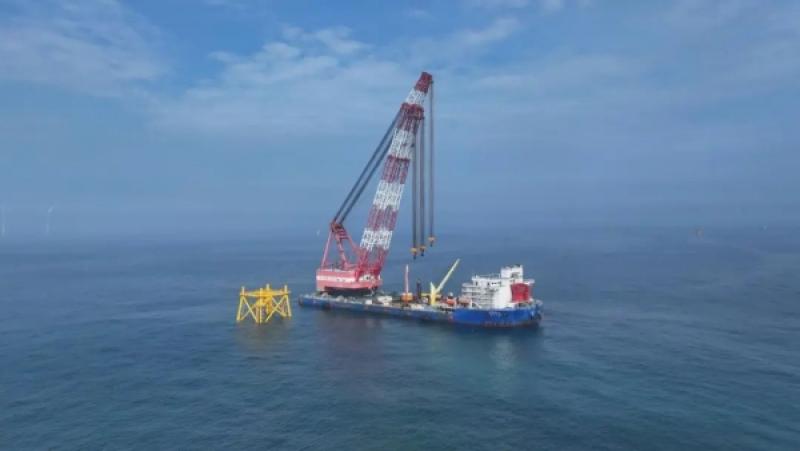 苍南1#海上风电二期扩建工程稳步推进