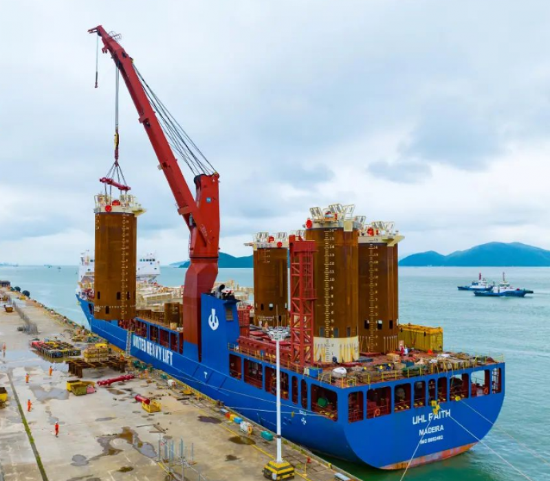 我国承建24套2000米级国际超深水吸力锚全部交付